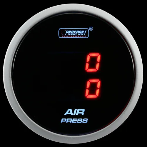 2-1/16" Digital Dual Air Pressure Gauge - LCD Display