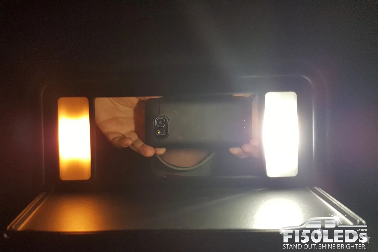 2015-17 F-150 Front Interior Vanity Mirror LED Light Bulbs