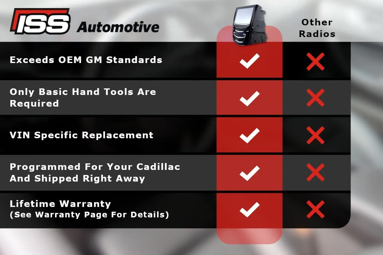 2015 Cadillac Escalade Radio Replacement