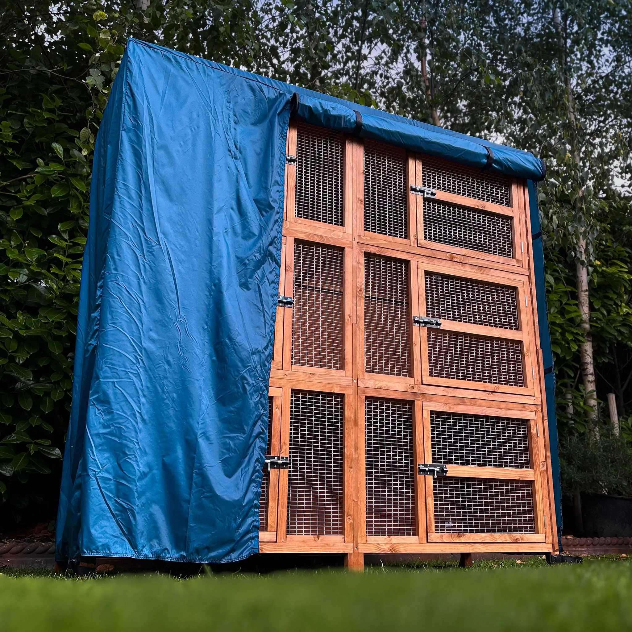 5ft Chartwell Triple Rabbit Hutch Cover | Protect Your Hutch From The Weather With Day Dry™ Rain Covers