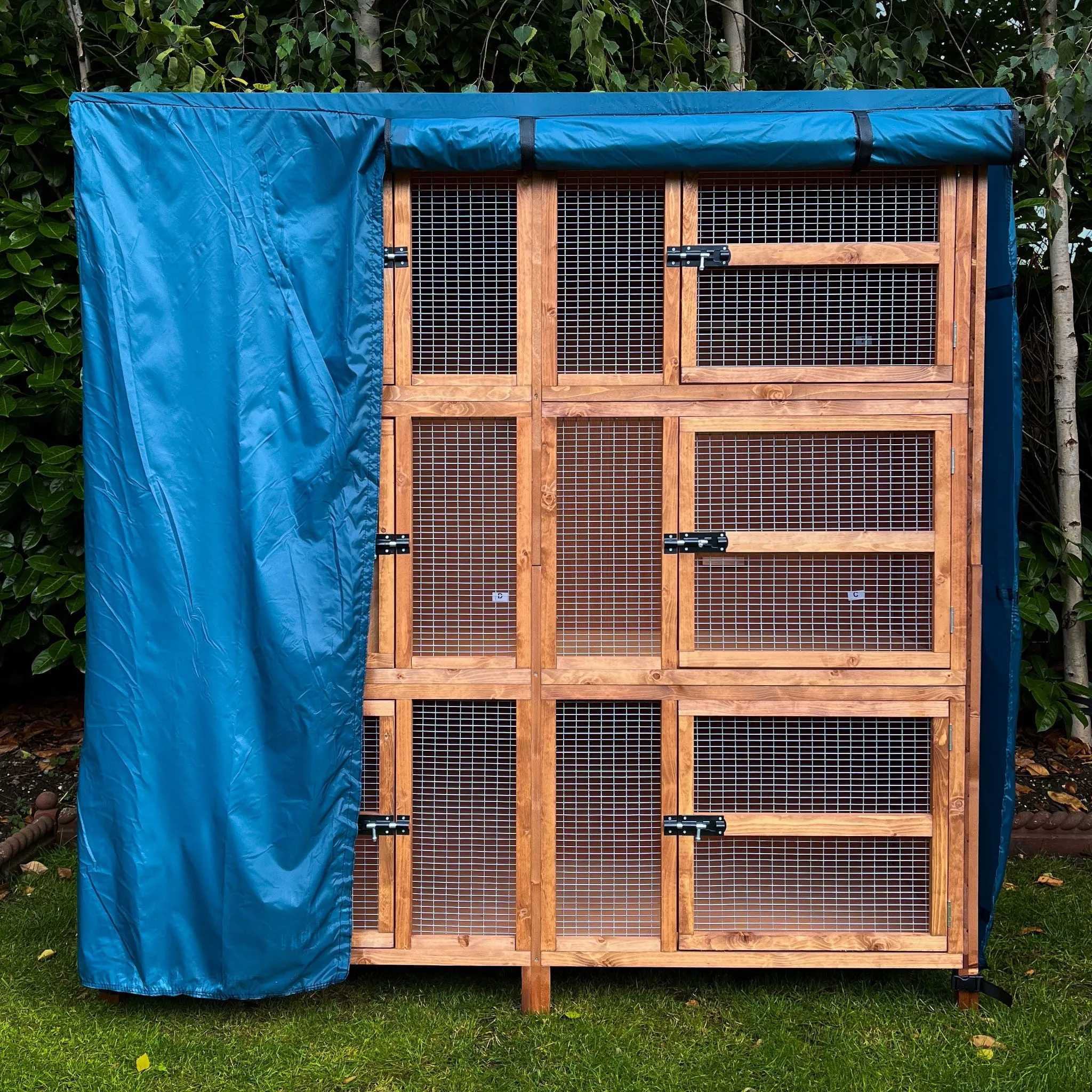 5ft Chartwell Triple Rabbit Hutch Cover | Protect Your Hutch From The Weather With Day Dry™ Rain Covers