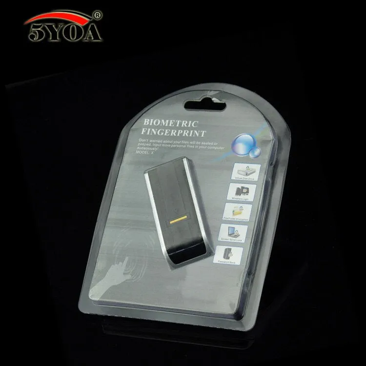 5YOA Biometric USB Fingerprint Reader Mini USB Biometric Fingerprint Reader Sensor Password Lock Security For Laptop PC Computer