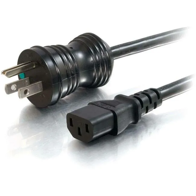 6Ft 16Awg Hsptl Pwr Cbl, 5-15P-C13 Bk