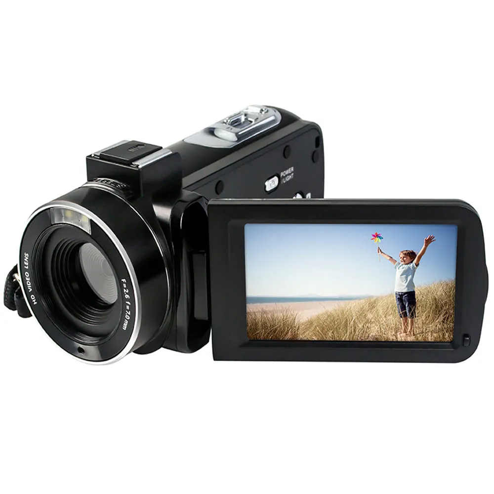 AGFAPHOTO Realimove (CC2700) 24MP Digital Video Camcorder Camera Recorder with 18x Optical Zoom, 2.7K Video Capture, 3" IPS Touch Screen Panel Display, Max 256GB Memory Storage Support for Photography Videography