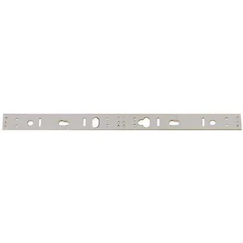 Alarm Controls AM3331 1/4" Spacer Plate for 600LB Double Magnetic Lock, 19-3/4" x 1" x 1/4", Clear Anodized