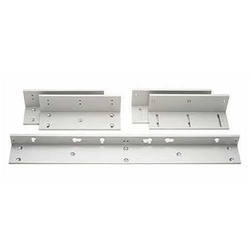 Alarm Controls AM3370CDURO Z Bracket with Integrated Dress Cover for 600 Series Single Magnetic Locks, 10" x 3.5", Duranodic Finish