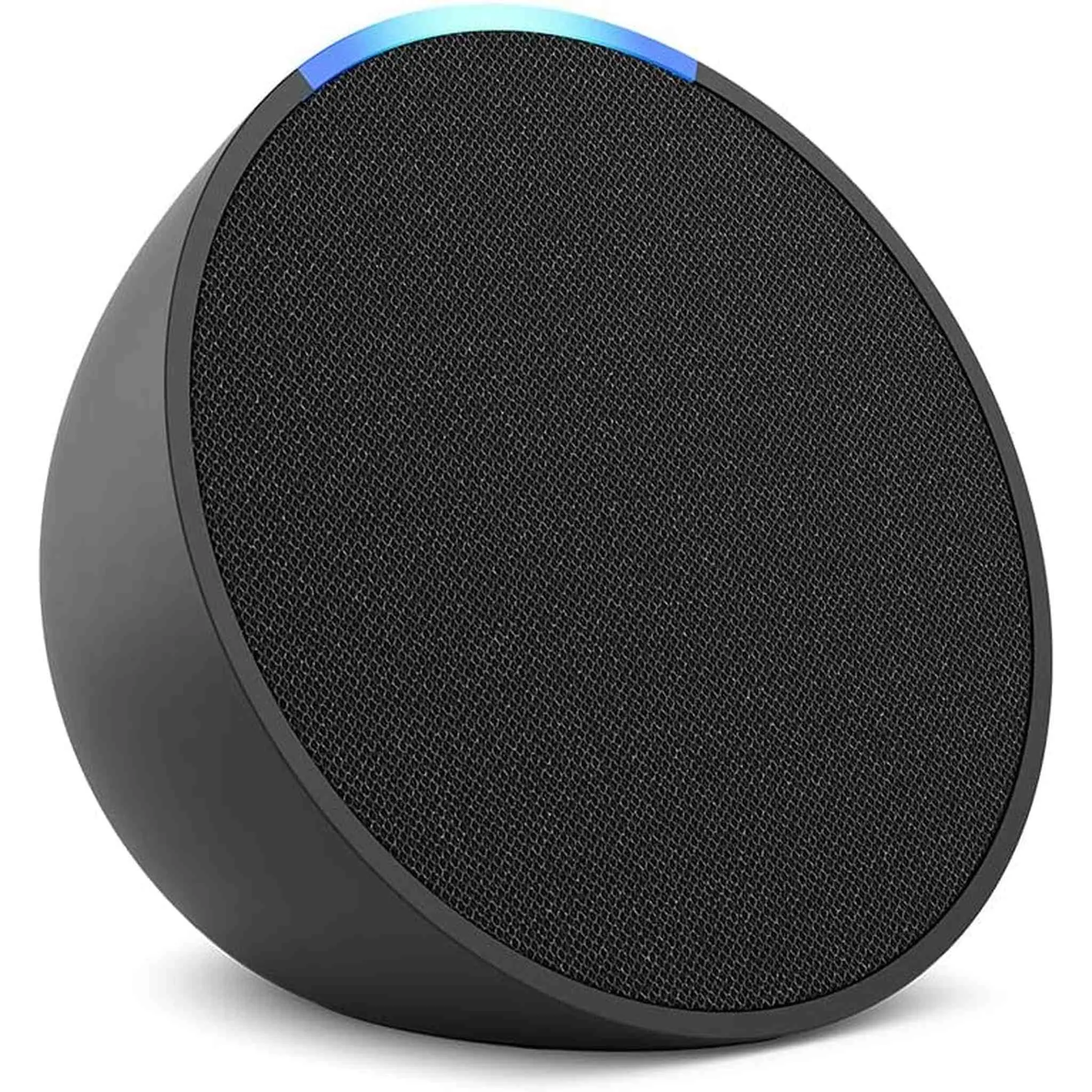 Amazon - Echo Pop (1st Generation) Smart Speaker with Alexa - Charcoal