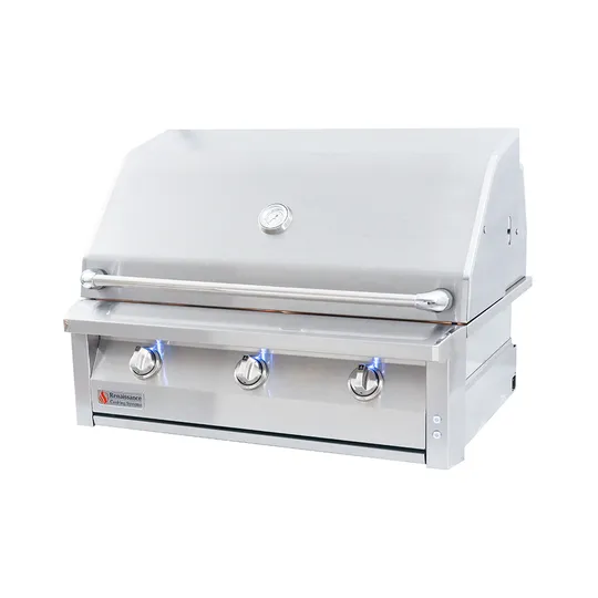 American Renaissance Grill by RCS 36-Inch 3-Burner Freestanding Propane or Natural Gas Grill - ARG36