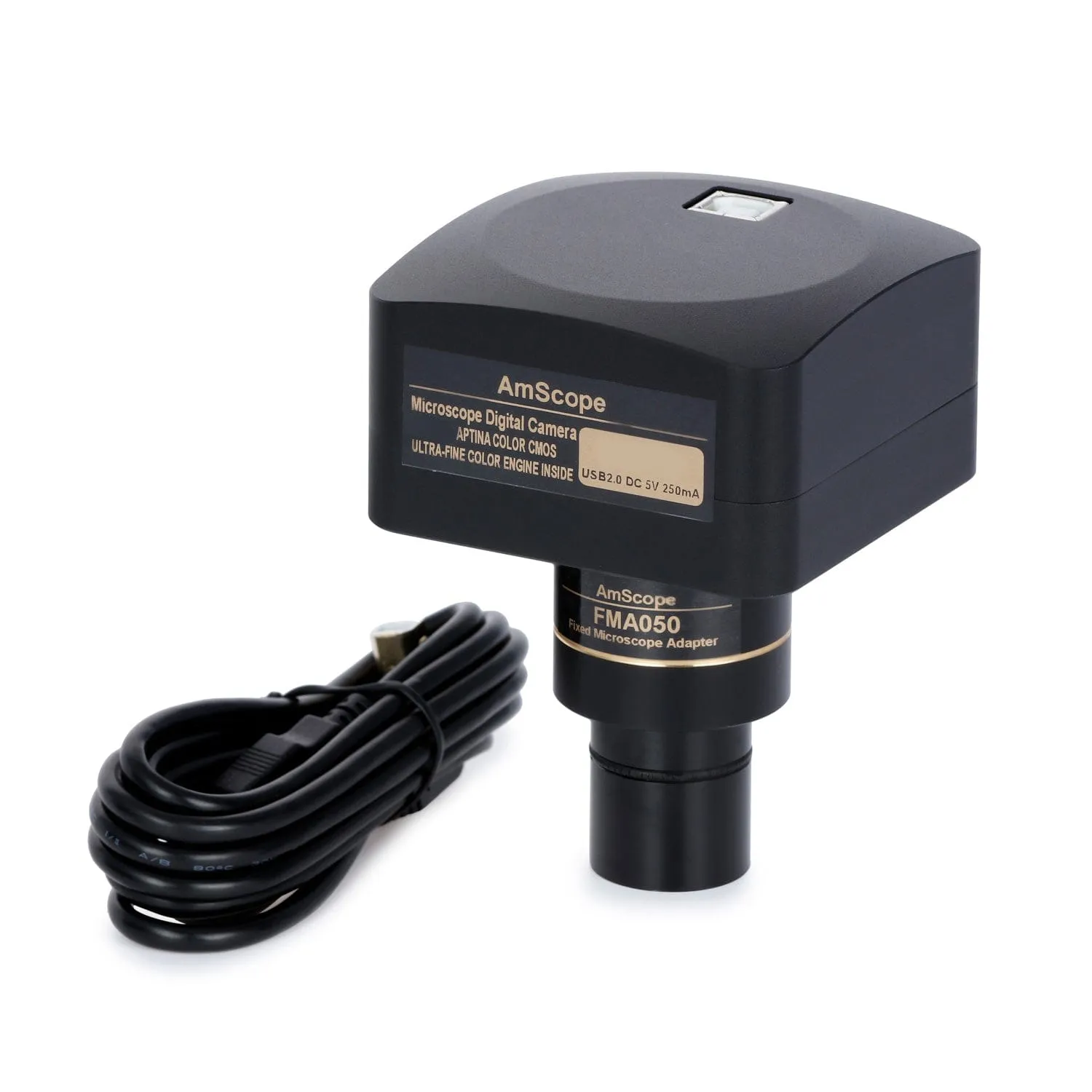 AmScope T660 Series Biological Trinocular Compound Microscope with Darkfield Condenser and 100X Objective   Optional Digital Camera