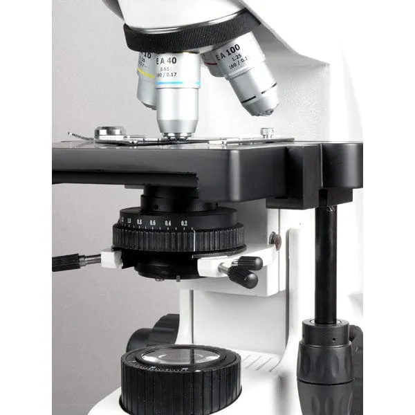 AmScope T660 Series Biological Trinocular Compound Microscope with Darkfield Condenser and 100X Objective   Optional Digital Camera