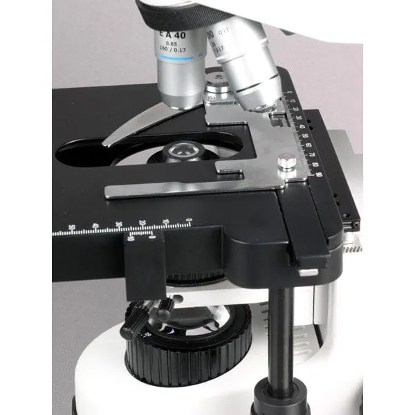 AmScope T660 Series Biological Trinocular Compound Microscope with Darkfield Condenser and 100X Objective   Optional Digital Camera