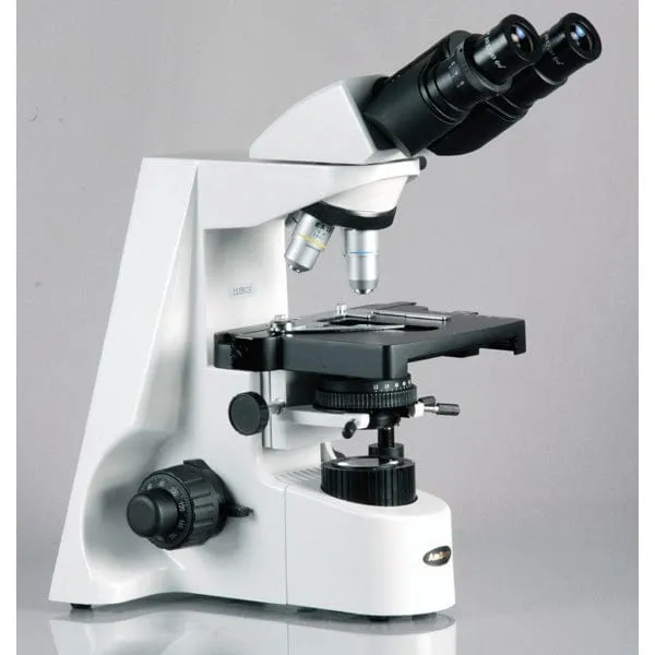AmScope T660 Series Biological Trinocular Compound Microscope with Darkfield Condenser and 100X Objective   Optional Digital Camera