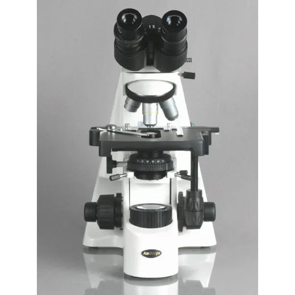 AmScope T660 Series Biological Trinocular Compound Microscope with Darkfield Condenser and 100X Objective   Optional Digital Camera
