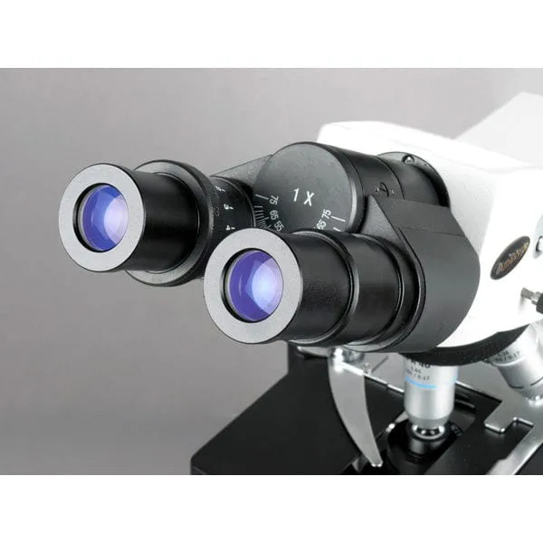 AmScope T660 Series Darkfield Trinocular Compound Microscope with 20W Halogen, Oil Condenser and Optional Digital Camera