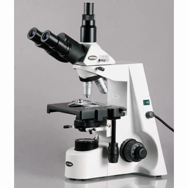 AmScope T660 Series Professional Biological Trinocular Compound Microscope with 20W Halogen Kohler Illumination, 3D Mechanical Stage and Optional Digital Camera