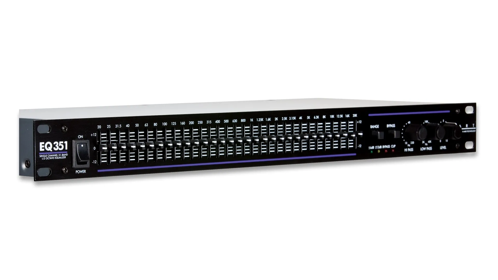 ART EQ351 - Single Channel 31-Band 1/3 Octave Graphic Equalizer