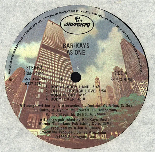 Bar-Kays - As One (LP, Album, 18) (VG )