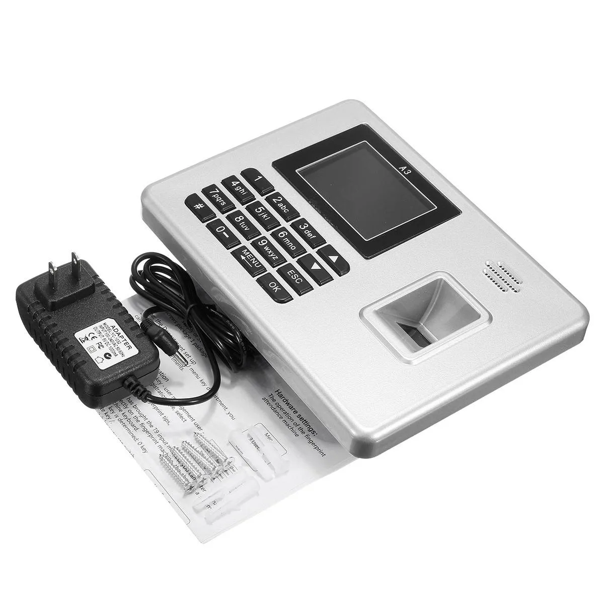 Biometric Fingerprint Time Attendance Clock Recorder Employee Recognition Device Electronic Machine Fingerprint Usb Sensor