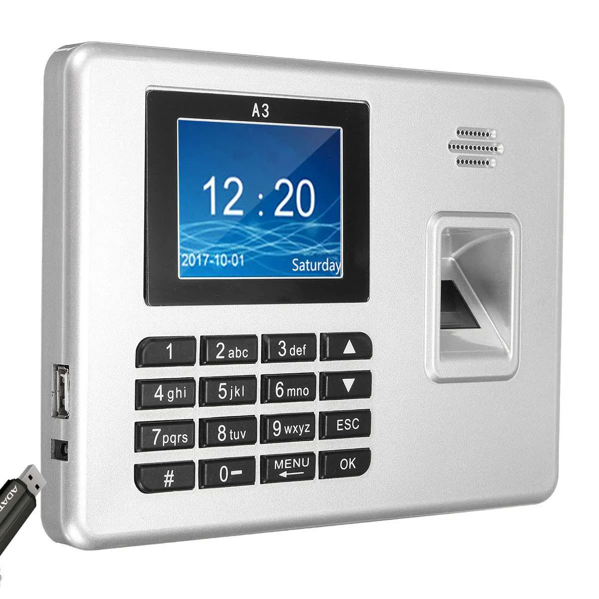Biometric Fingerprint Time Attendance Clock Recorder Employee Recognition Device Electronic Machine Fingerprint Usb Sensor