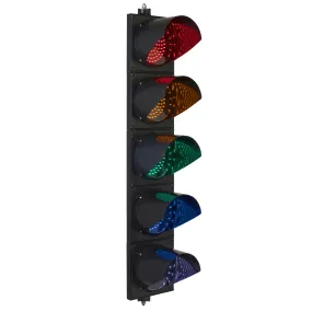 BNR 5 Aspect 200mm LED Traffic Lights 12-24VDC or 85-265VAC - Arrows and Colours