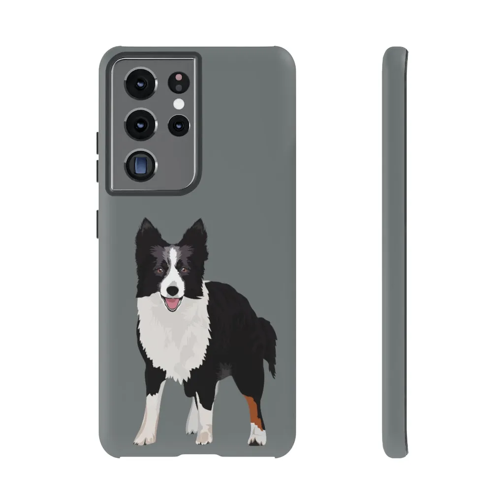 Border Collie Tough Cell Phone Cases, iPhone, Samsung, 2 Layer Case, Impact Resistant, Photographic Print Quality, FREE Shipping, Made in the USA!!