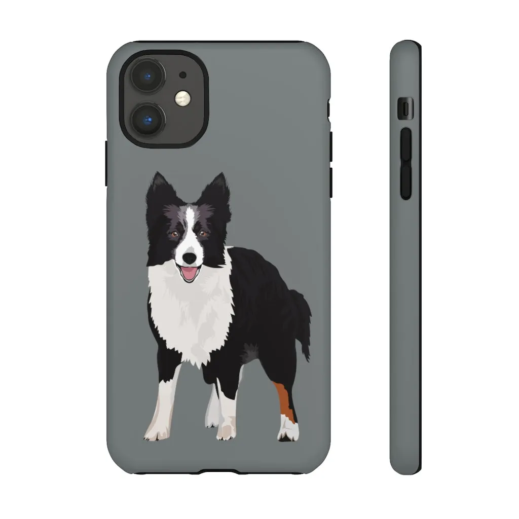 Border Collie Tough Cell Phone Cases, iPhone, Samsung, 2 Layer Case, Impact Resistant, Photographic Print Quality, FREE Shipping, Made in the USA!!