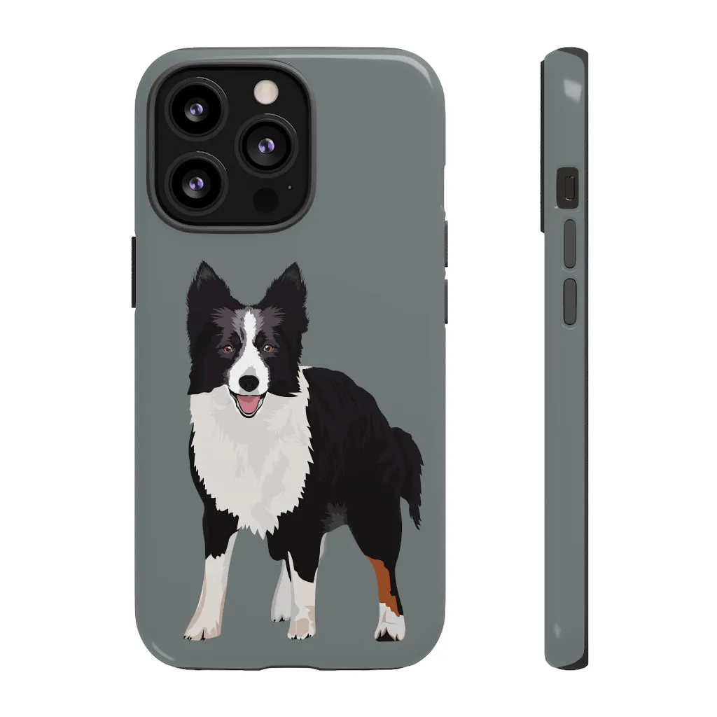 Border Collie Tough Cell Phone Cases, iPhone, Samsung, 2 Layer Case, Impact Resistant, Photographic Print Quality, FREE Shipping, Made in the USA!!