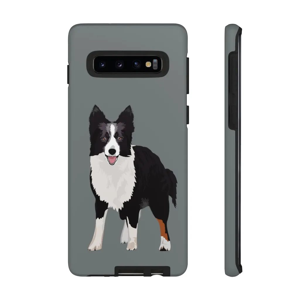 Border Collie Tough Cell Phone Cases, iPhone, Samsung, 2 Layer Case, Impact Resistant, Photographic Print Quality, FREE Shipping, Made in the USA!!