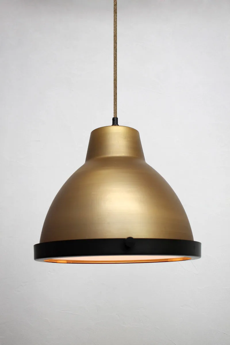 Bright Brass Loft Pendant Light