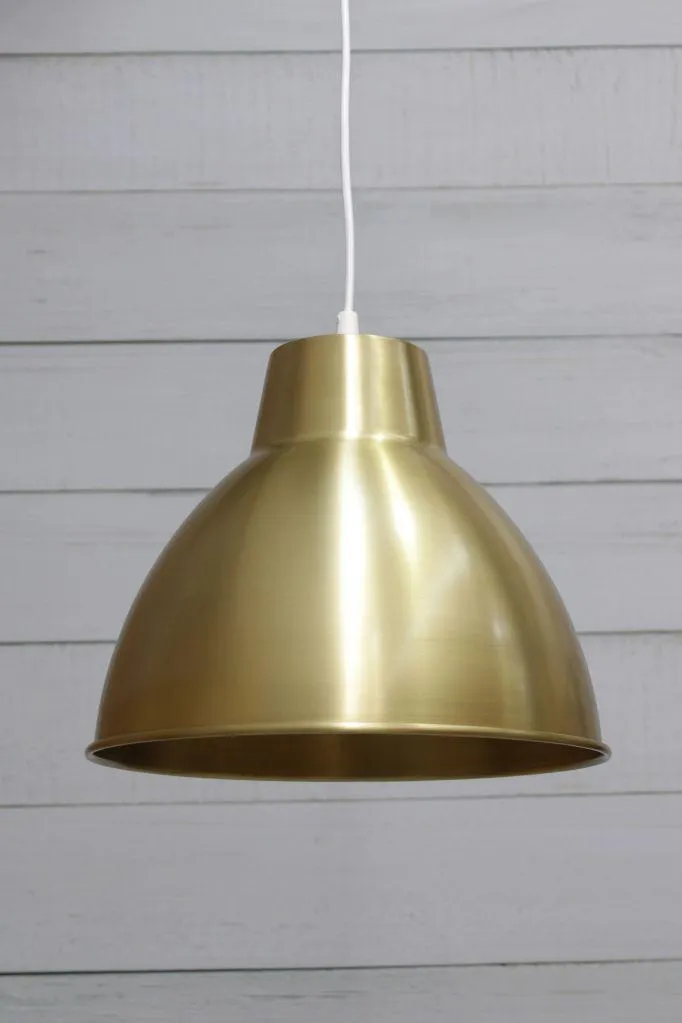 Bright Brass Loft Pendant Light