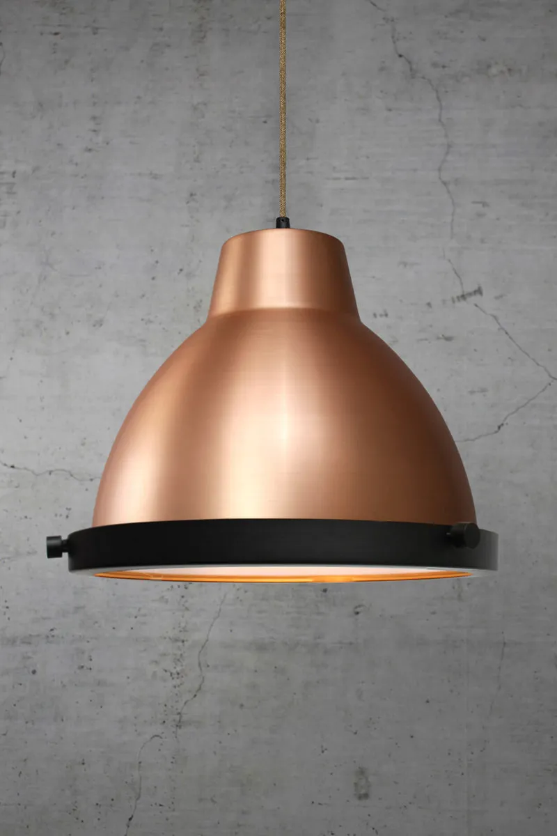 Bright Copper Loft Pendant Light