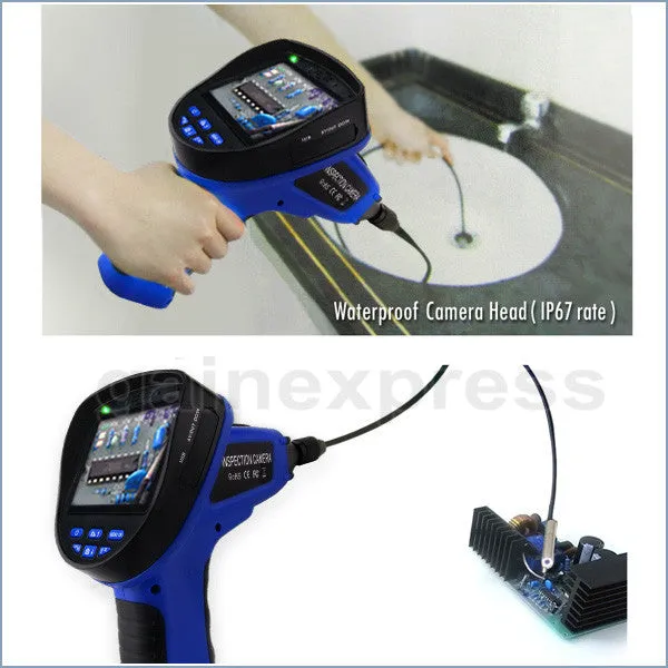C0599E-5530L1 Industrial 3.5inch LCD 5.5mm Camera Video Inspection 6 LED Lights Borescope Endoscope