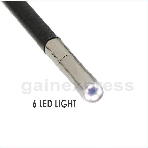 C0599E-5530L1 Industrial 3.5inch LCD 5.5mm Camera Video Inspection 6 LED Lights Borescope Endoscope
