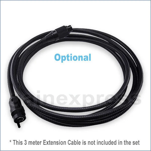 C0599E_1M_8.5mm Industrial 3.5" Endoscope 8.5mm dia. Video & Sound Recording Borescope w/ Mic SD 2GB