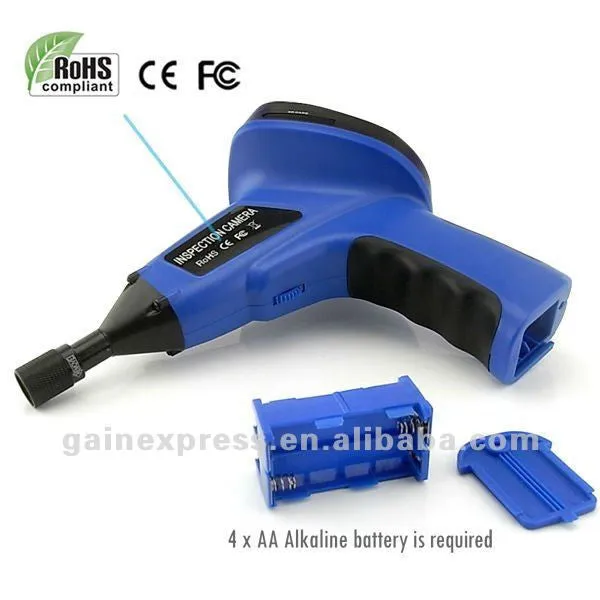 C0599E_1M_8.5mm Industrial 3.5" Endoscope 8.5mm dia. Video & Sound Recording Borescope w/ Mic SD 2GB