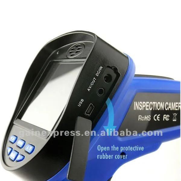 C0599E_1M_8.5mm Industrial 3.5" Endoscope 8.5mm dia. Video & Sound Recording Borescope w/ Mic SD 2GB