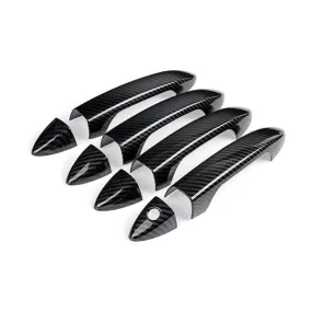 Carbon Fiber Style Door Handle Covers