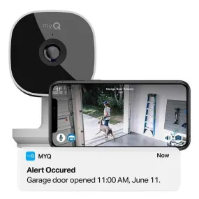 Chamberlain 5037078 Plug-in Indoor Security Camera, White