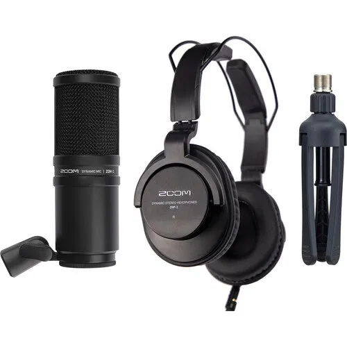 [CLEARANCE] Zoom ZDM-1PMP Podcast Microphone Kit for Professional Quality Sounding Podcast ZDM1-PMP