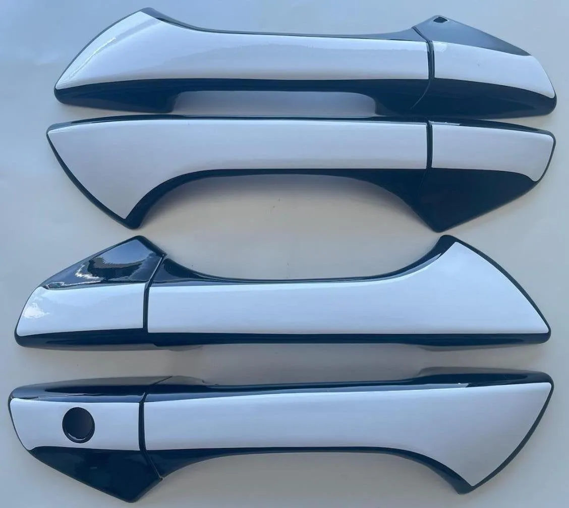 Custom Black OR Chrome Door Handle Overlays / Covers For 2008 - 2012 Honda Accord
