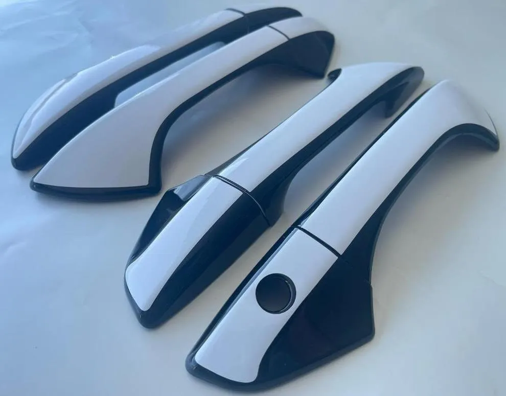 Custom Black OR Chrome Door Handle Overlays / Covers For 2008 - 2012 Honda Accord