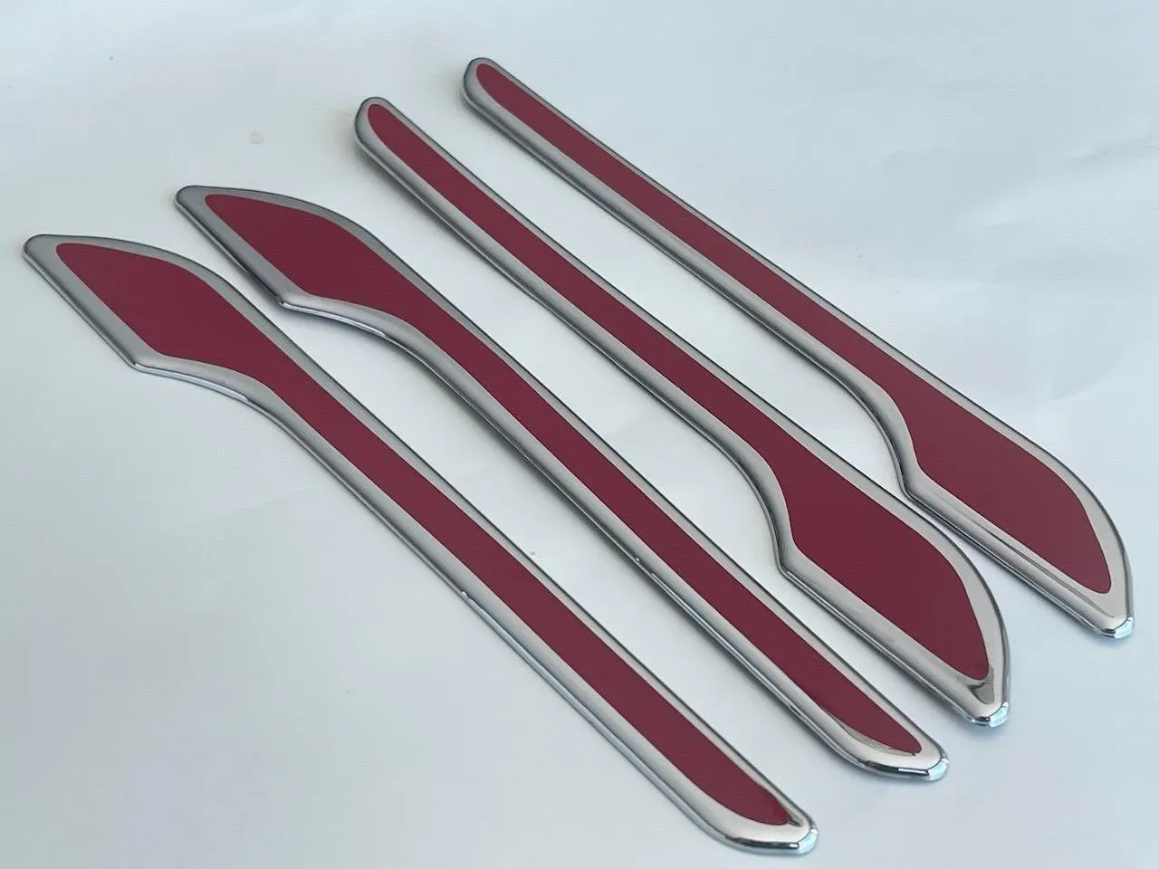 Custom Black OR Chrome Door Handle Overlays / Covers For 2017 - 2024 Tesla Model 3