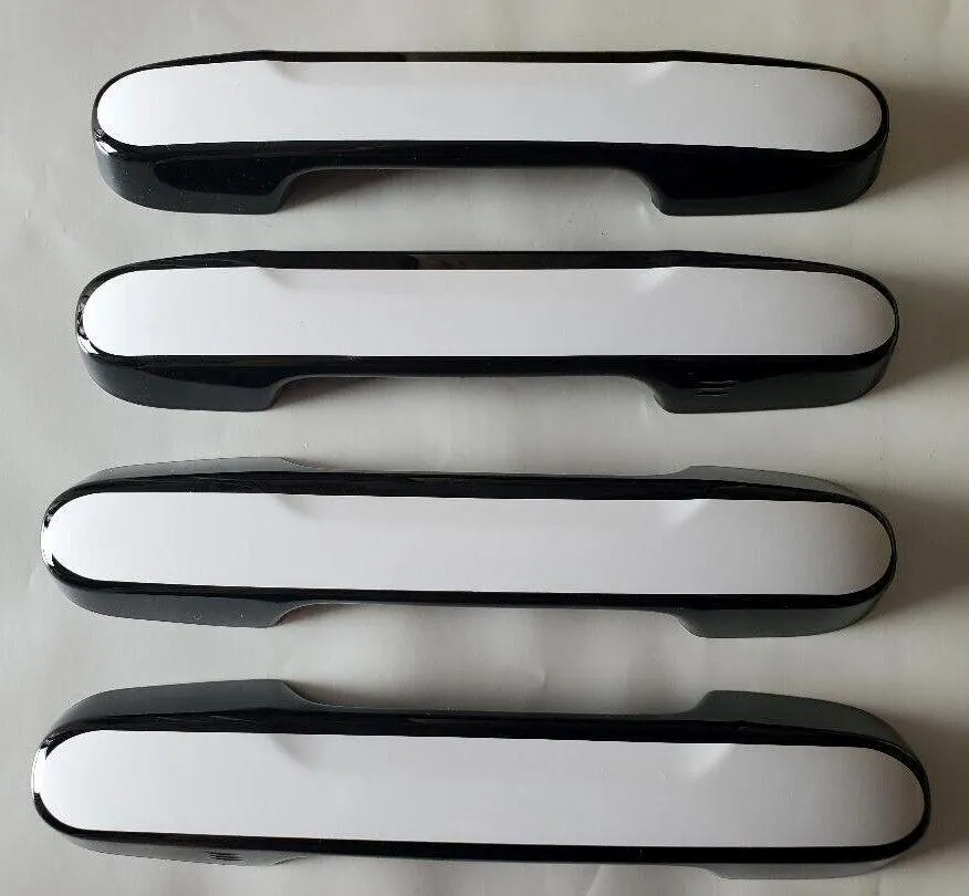 Custom Chrome or Black Door Handle Overlays For the 2023 - 2024 Honda Pilot - You Choose the Color of the Middle Insert