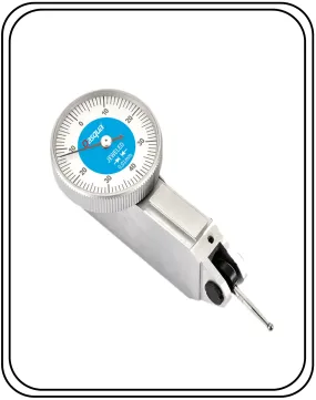 DASQUA High Precision Satin Chorme-Finished Dial Test Indicator With Calibration Certificate