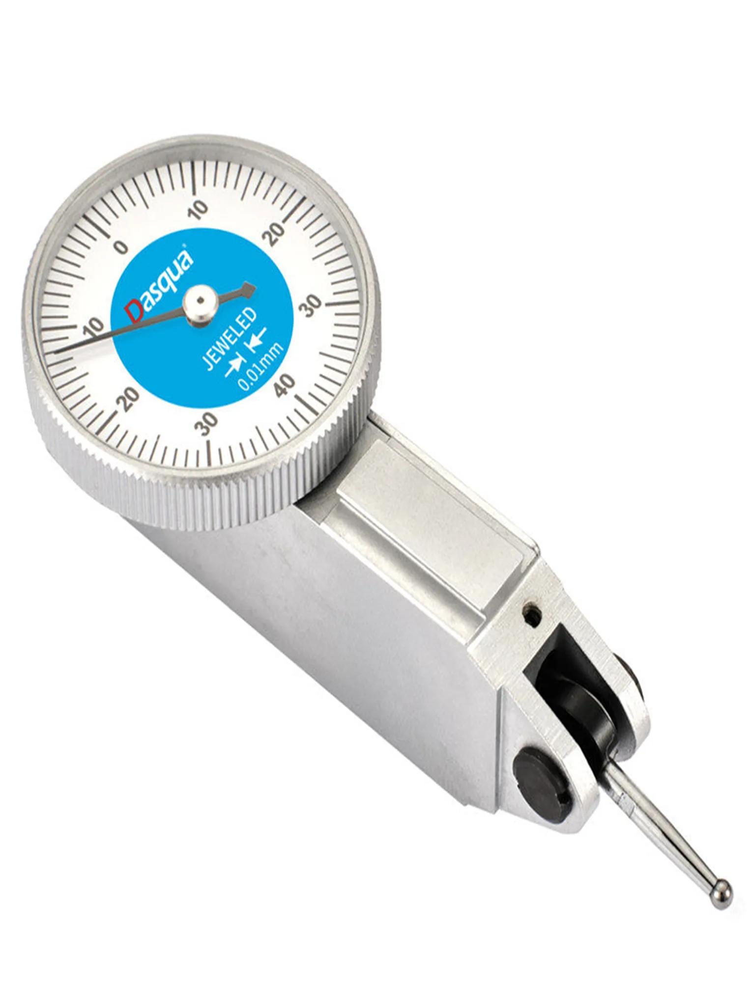 DASQUA High Precision Satin Chorme-Finished Dial Test Indicator With Calibration Certificate