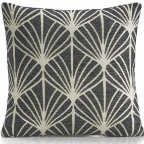 Deco Chenille Cushion Cover - Black