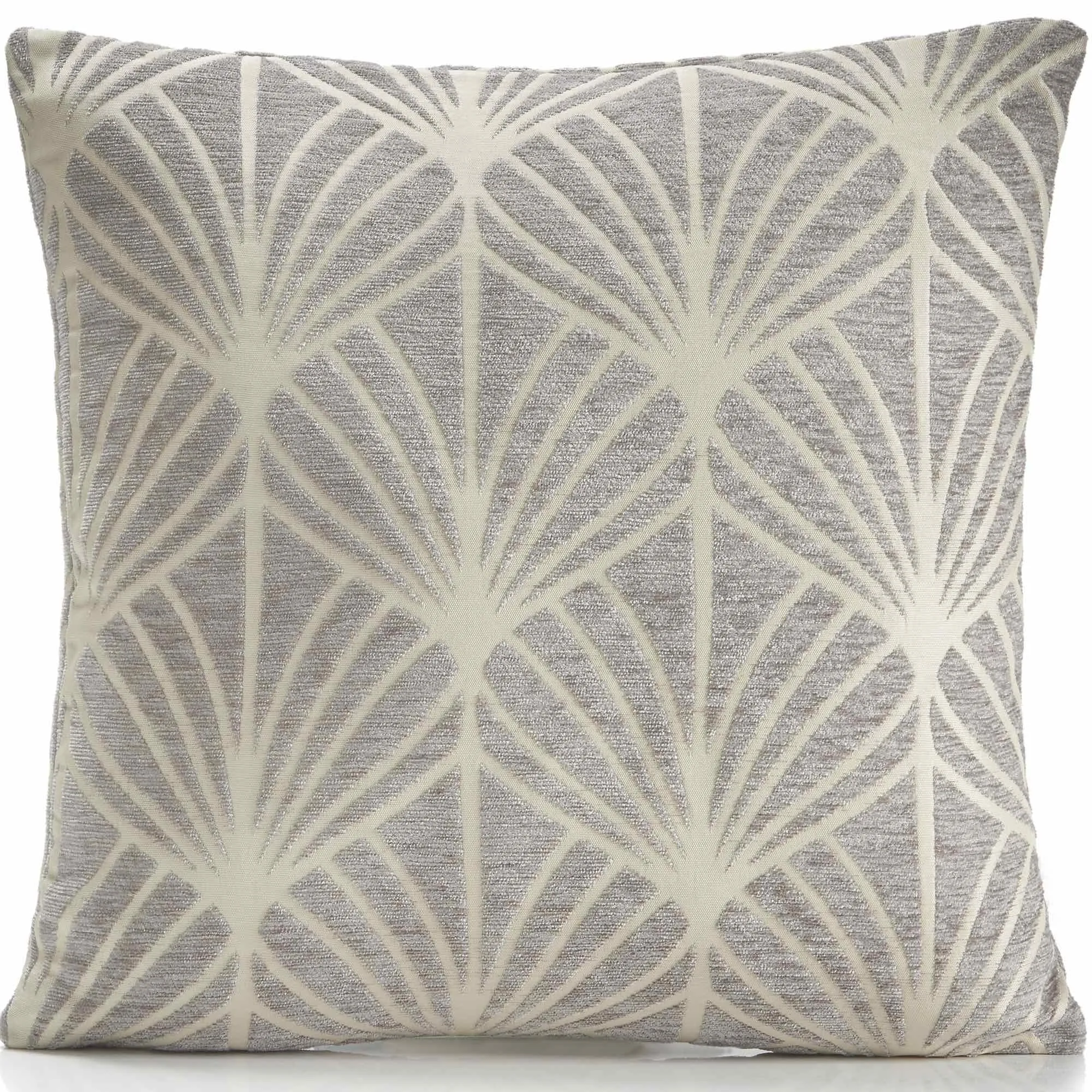 Deco Chenille Cushion Cover - Silver