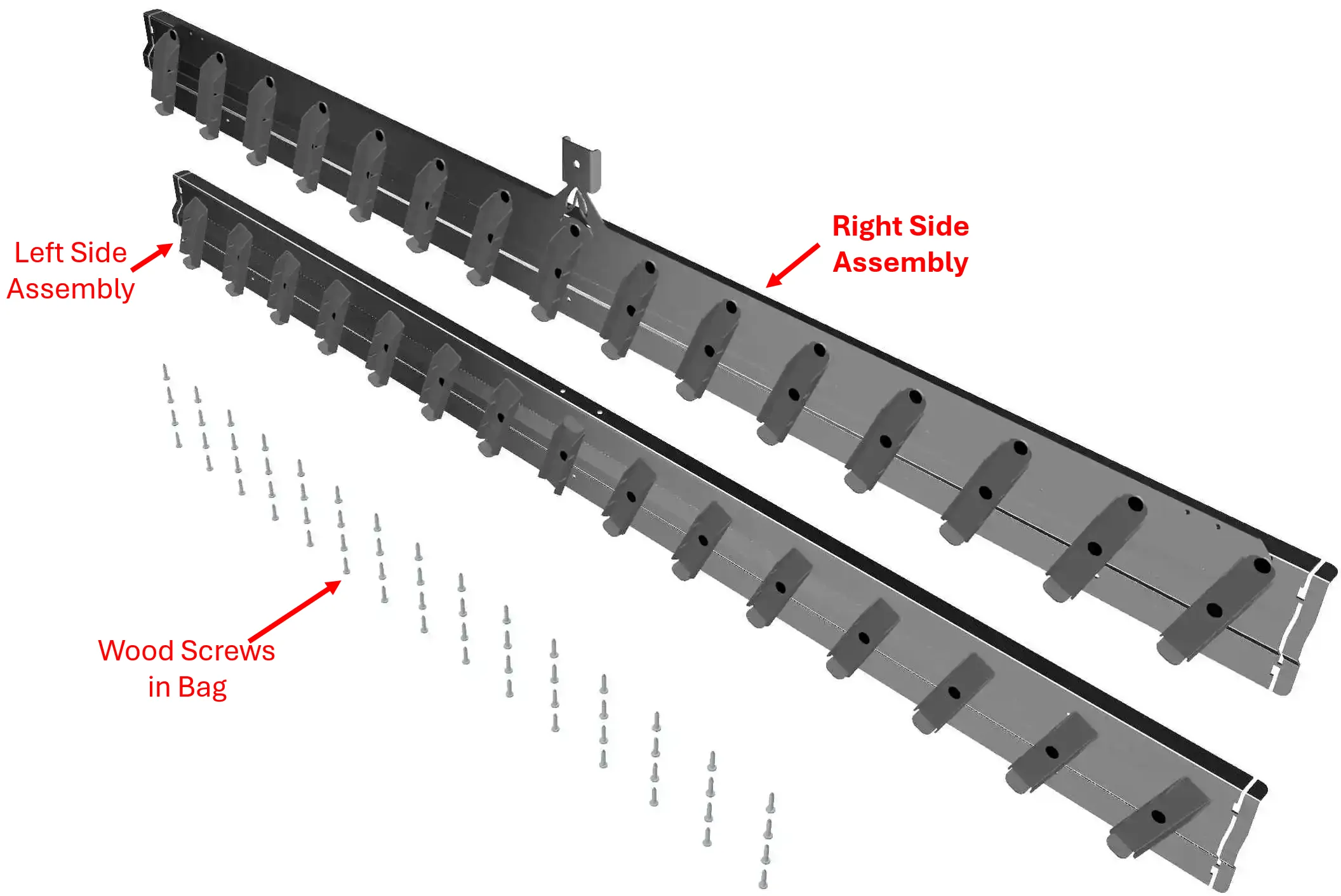 Decorative 48" DIY Louver Kit