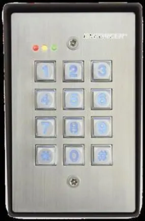 Digital Access Outdoor Keypad, Surface Mount, Backlit, JSK-1123-SDQ