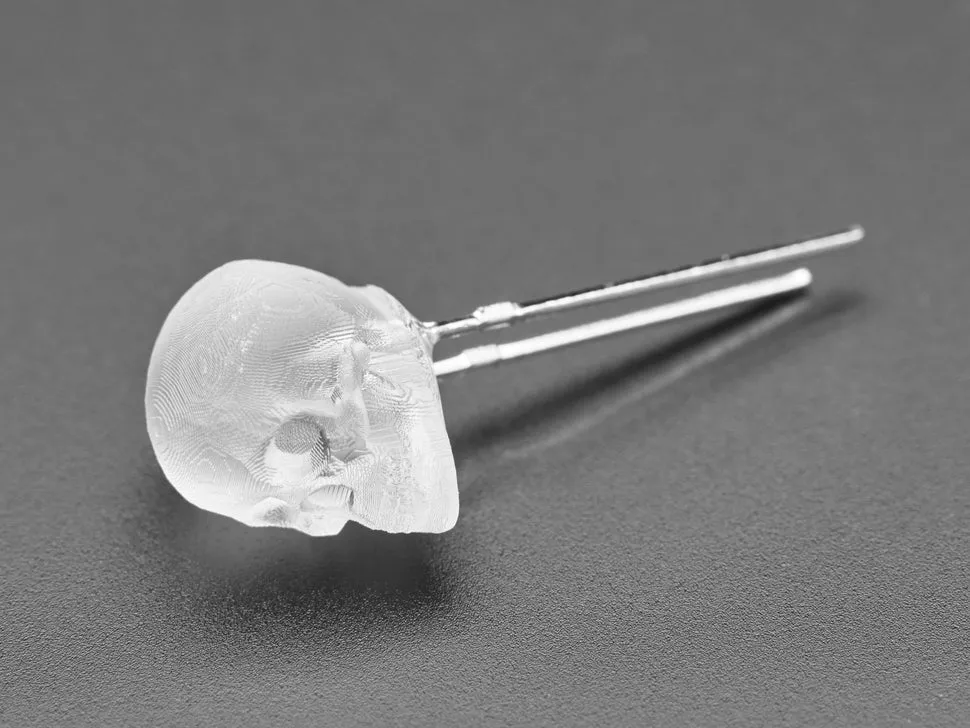 dLUX-dLITE Cool White Skull Shape LEDs 5 Pack by Unexpected Labs